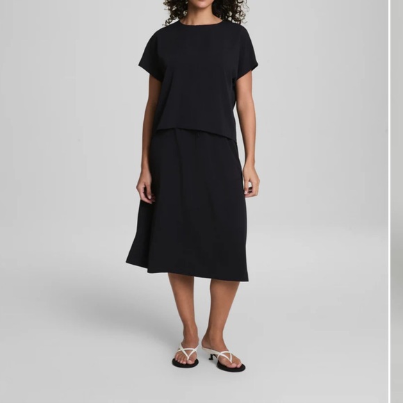 SPANX Black carry on travel Midi Skirt - Picture 2 of 8